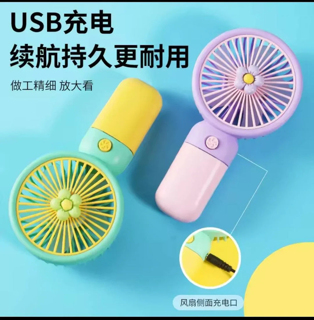 USB Rechargeable Mini Hand Fan - C Type Charging Cosmia.pk