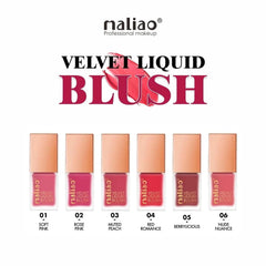 6 Pcs Maliao Velvet Liquid Blush Maliao