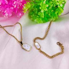 Stainless Steel Locket Bracelet Set – Each Cosmia