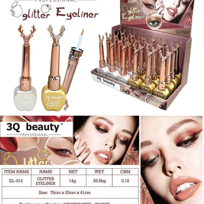 3Q Beauty Professional Glitter Eyeliner 3Q Beauty