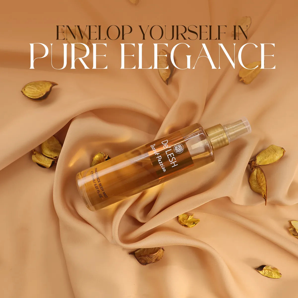 Delesh Secret passion Fragrance Body Mist - 150ml delesh