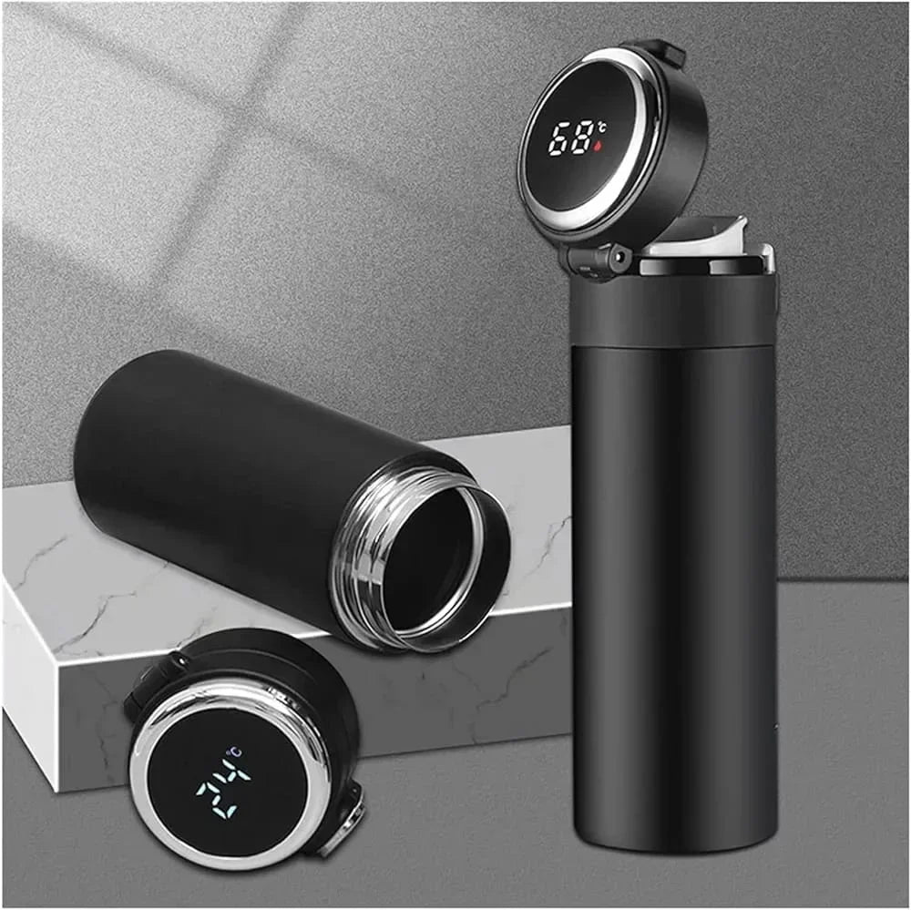 Stainless Steel Vacuum & LED Temperature Display Water Bottle Cosmia.pk