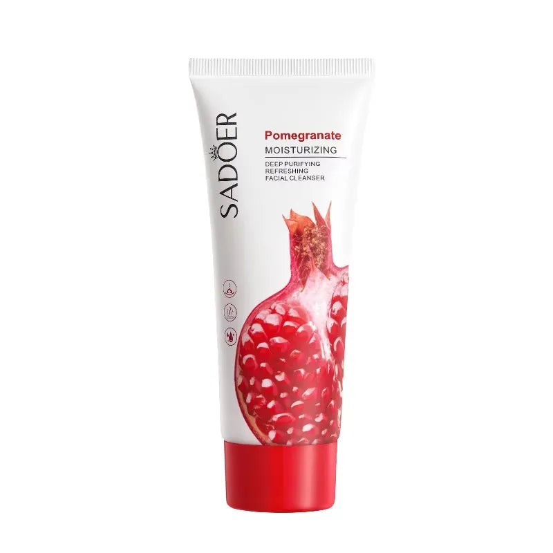 SADOER Pomegranate Moisturizing Facial Cleanser - 100g Sadoer