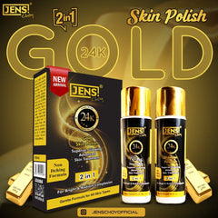 Jens Choy 2in1 24K Gold Glowing Skin Polish kit jens