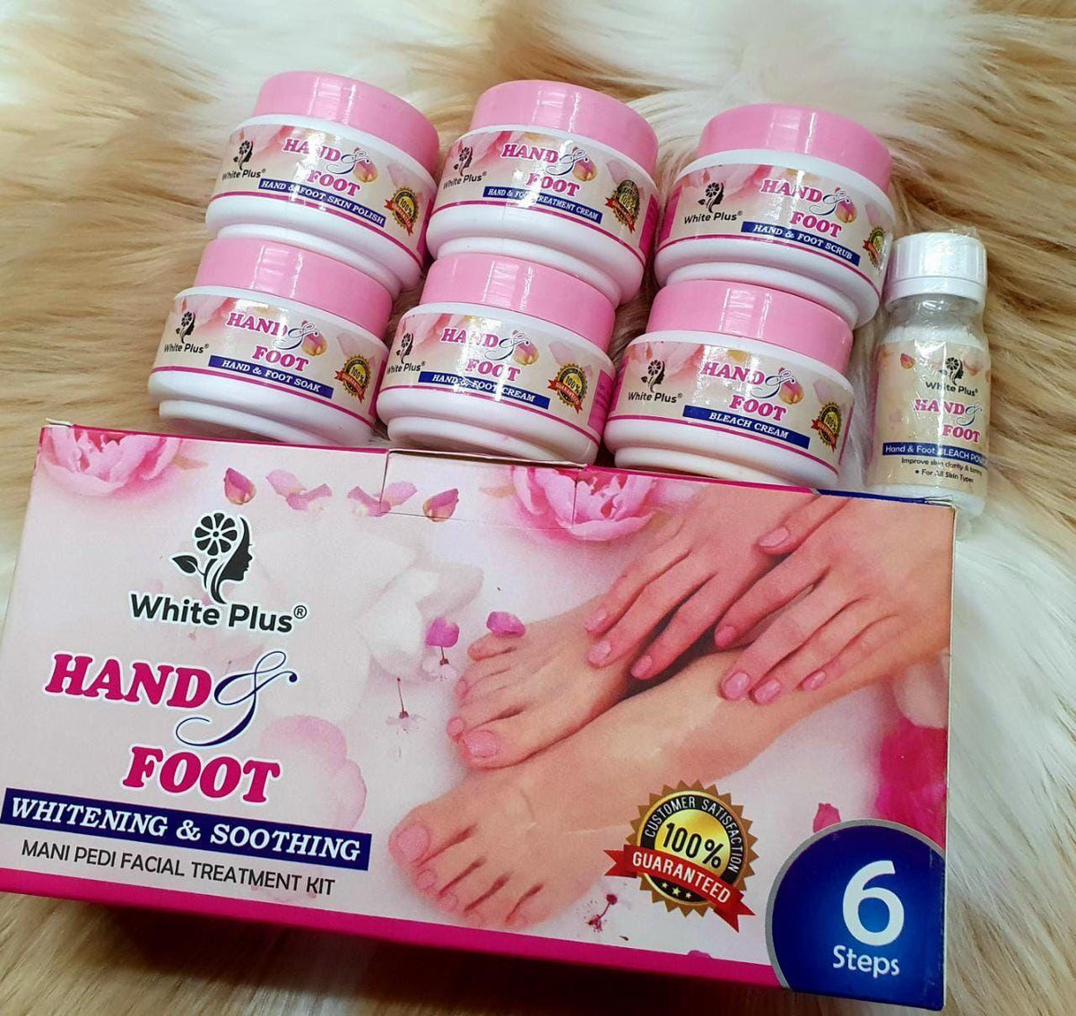 White Plus Meni Pedi Kit - 6 Steps White Plus