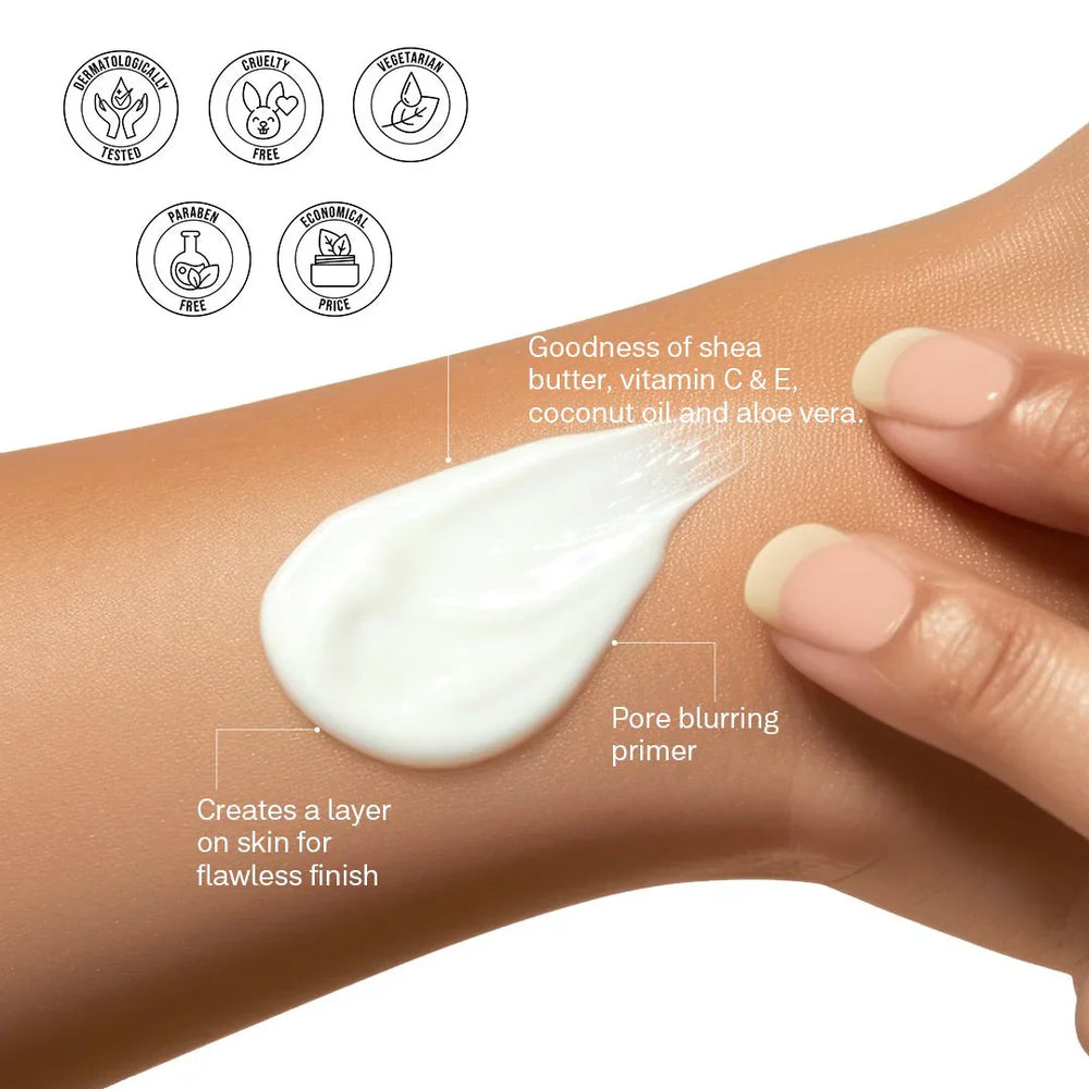 Flicka Silk Touch Milk Cream Moisturizer & Primer - 60g Flicka