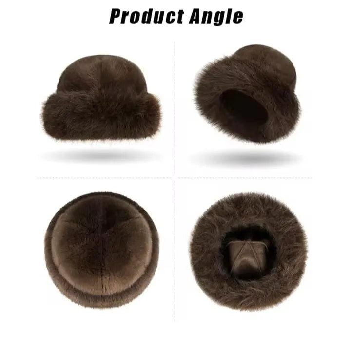 Fluffy Bucket Hat (Random Colour) Cosmia.pk