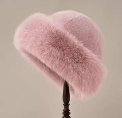 Fluffy Bucket Hat (Random Colour) Cosmia.pk