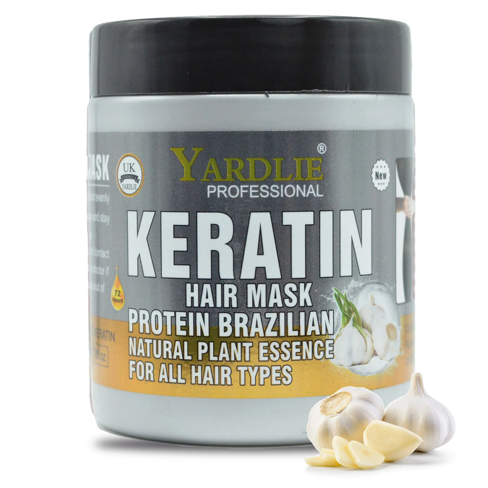Yardlie Professional Garlic Keratin Hair Mask - 500ml For All Hair Yardlie
