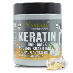 Yardlie Professional Garlic Keratin Hair Mask - 500ml For All Hair Yardlie
