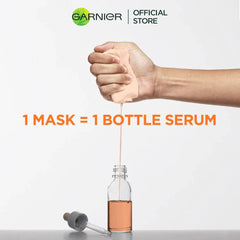 Garnier - Skin Active Hydra Bomb Orange Tissue Eye Mask - 28g Garnier