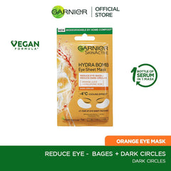 Garnier - Skin Active Hydra Bomb Orange Tissue Eye Mask - 28g Garnier