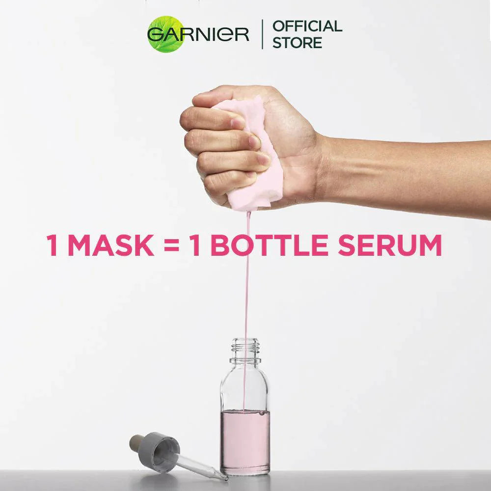 Garnier - Skin Active Hydra Bomb Sakura Tissue Face Mask - 28g Garnier