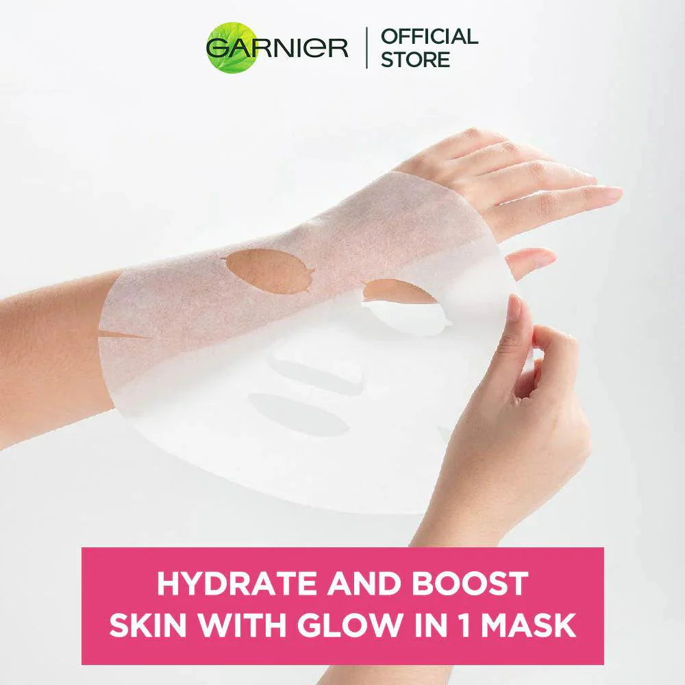Garnier - Skin Active Hydra Bomb Sakura Tissue Face Mask - 28g Garnier