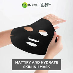 Garnier - Skin Active Pure Charcoal Black Tea Tissue Face Mask Garnier