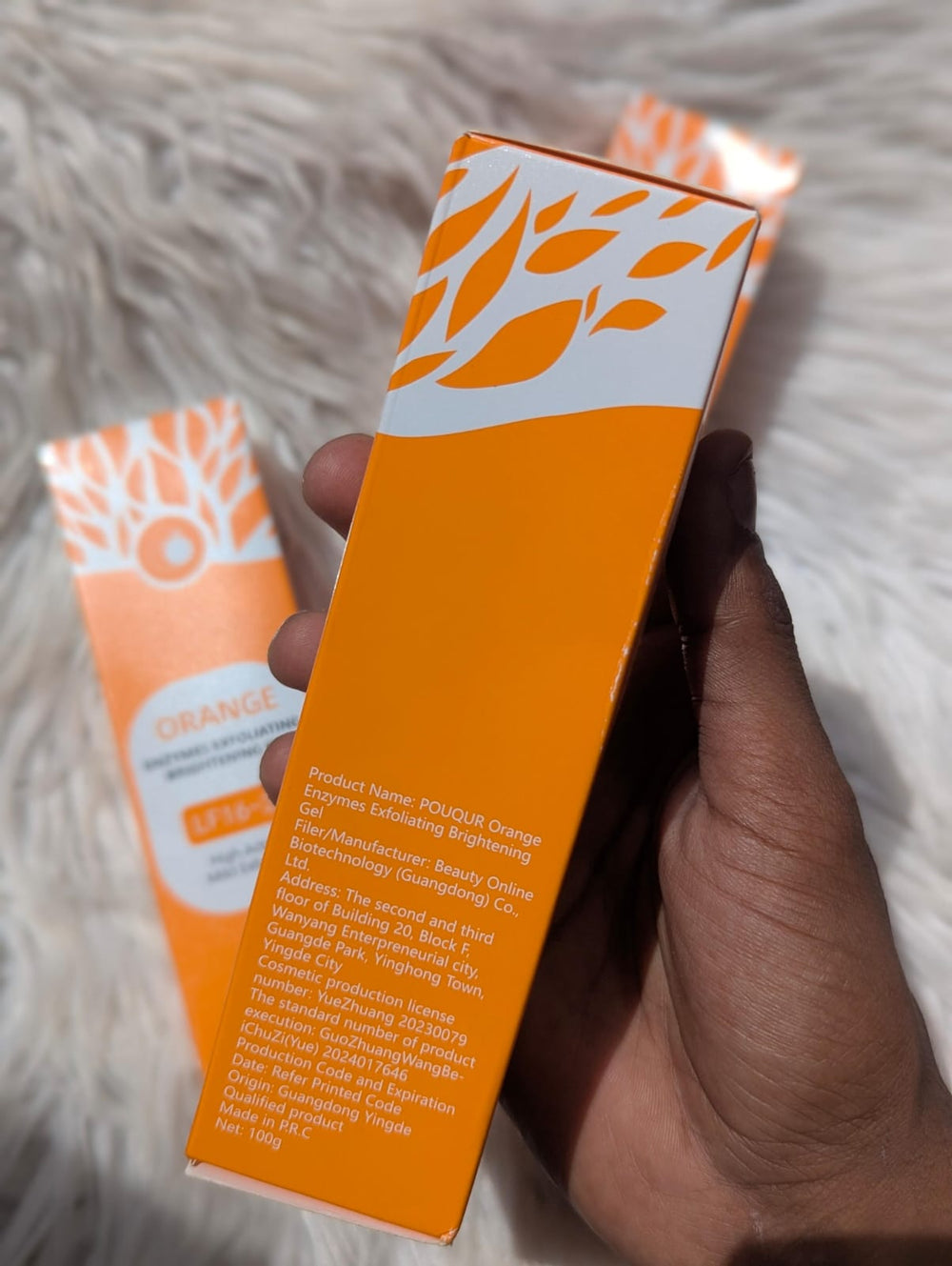 Orange Exfoliating Whitening Gel Cosmia