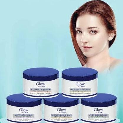 Radiant Glow - Pure & Bright Whitening Facial Set Glow & Clean