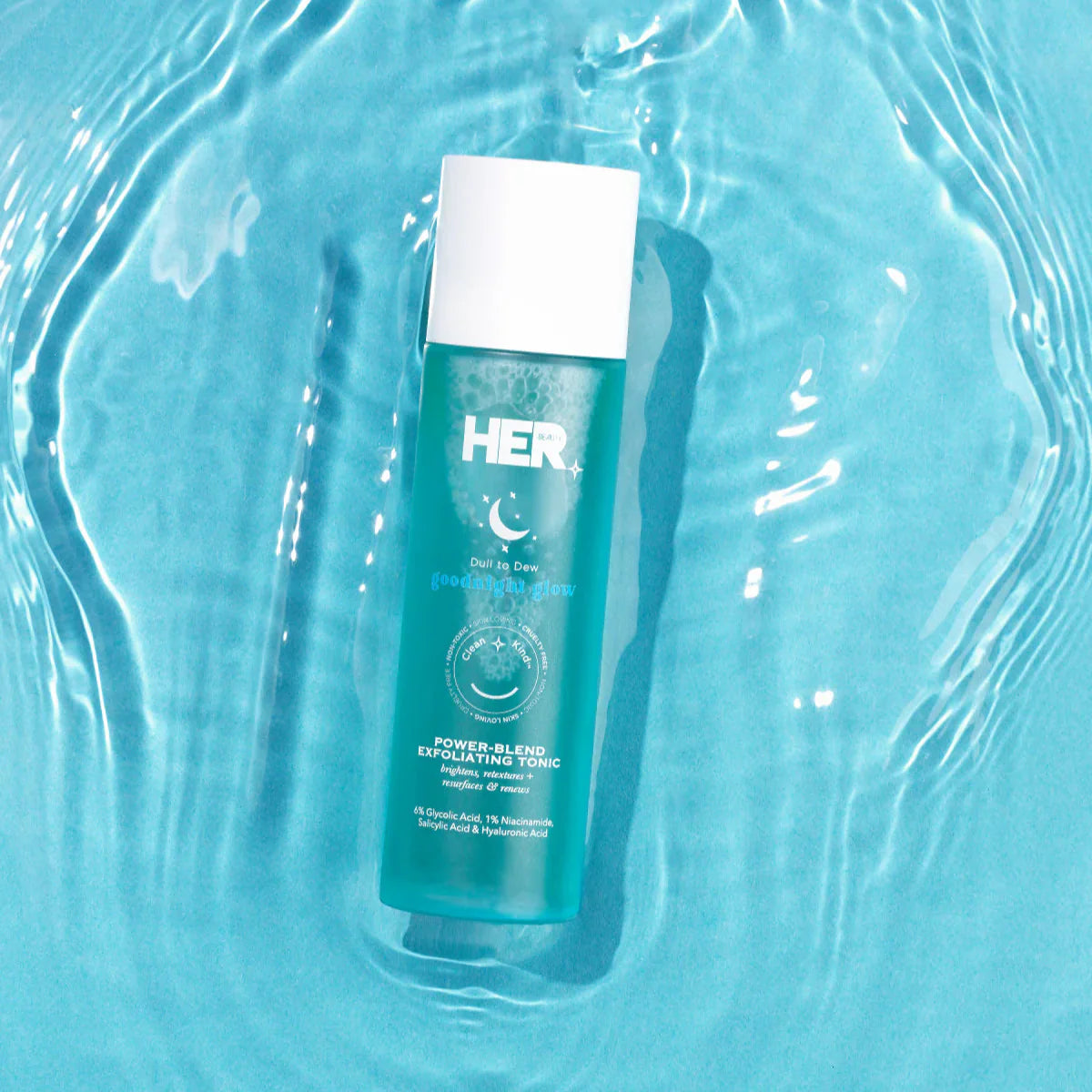 HER Beauty goodnight glow Power Blend Exfoliating Tonic - 120ml HER Beauty