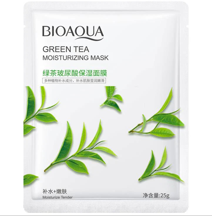 BIOAQUA Green Tea Moisturizing Face Sheet Mask Bioaqua