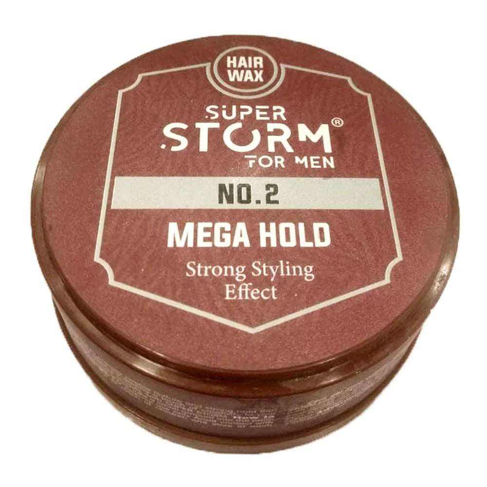 Super Storm For Men Mega Hold Hair Styling Wax Super Storm