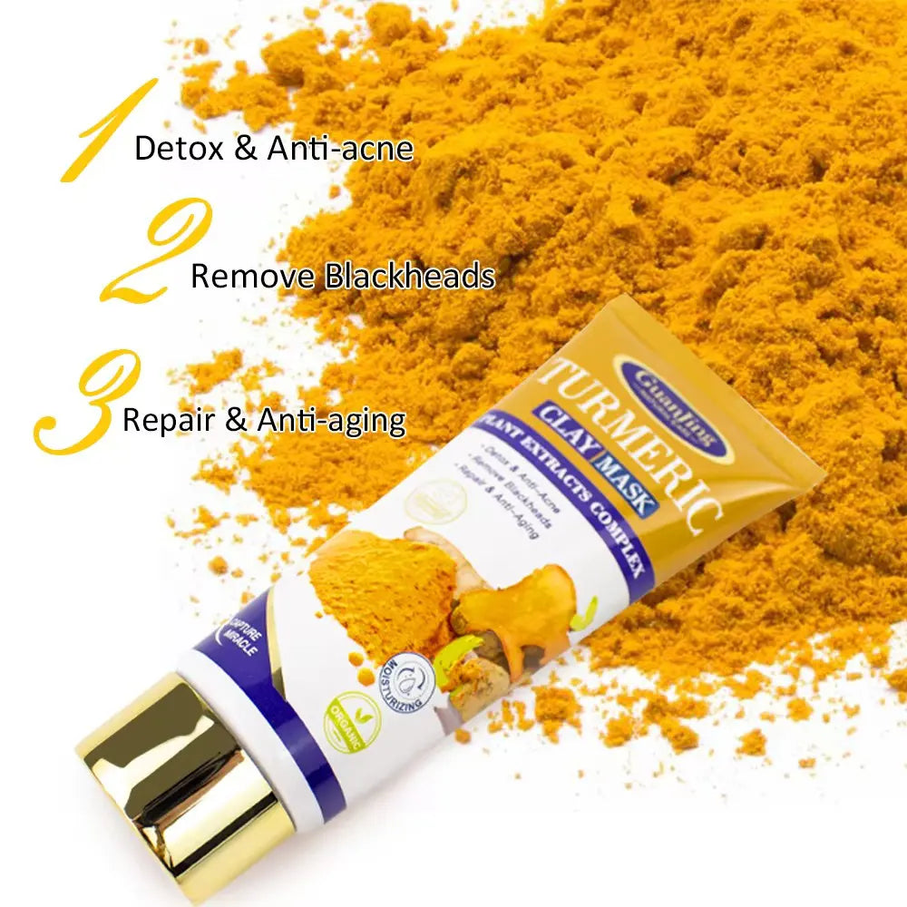 Guanjing Turmeric Brightening Clay Mask – Clear & Radiant Guanjing