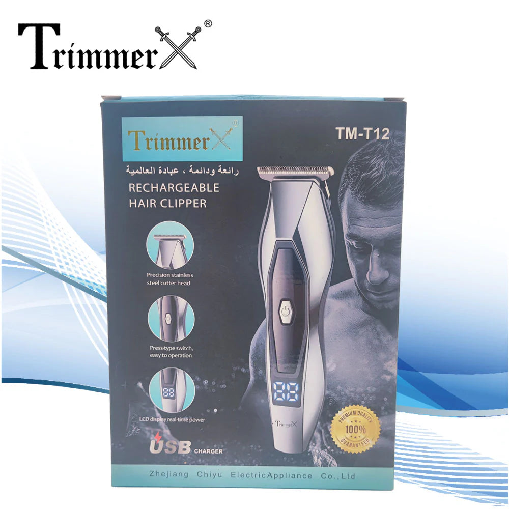 Trimmer X TM‑T12 Professional Hair Clipper Trimmer X