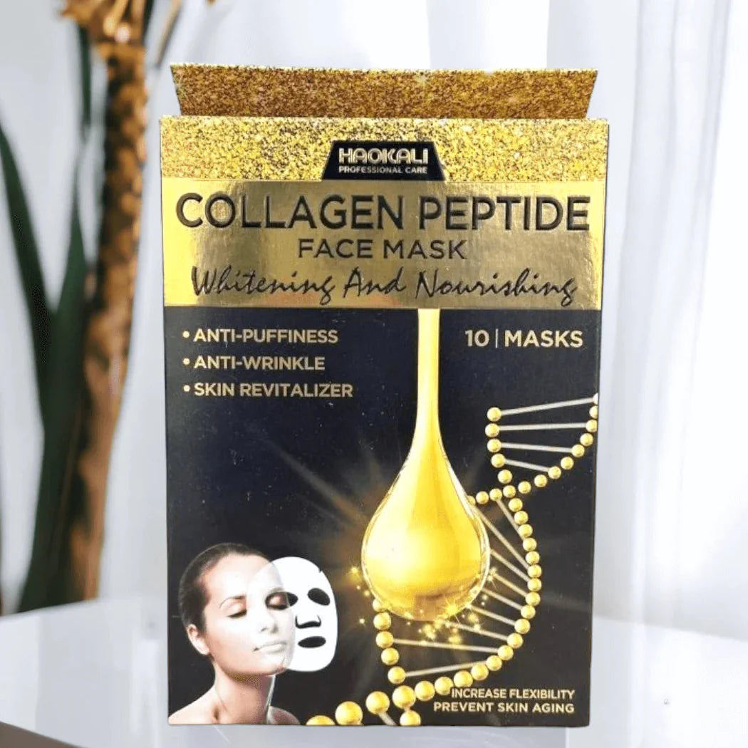 Haokali Collagen Whitening and nourishing Peptide Face Sheet Mask Haokali