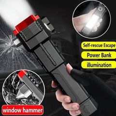 LED Torch Light High Power Rechargeable USB Torch Cosmia.pk