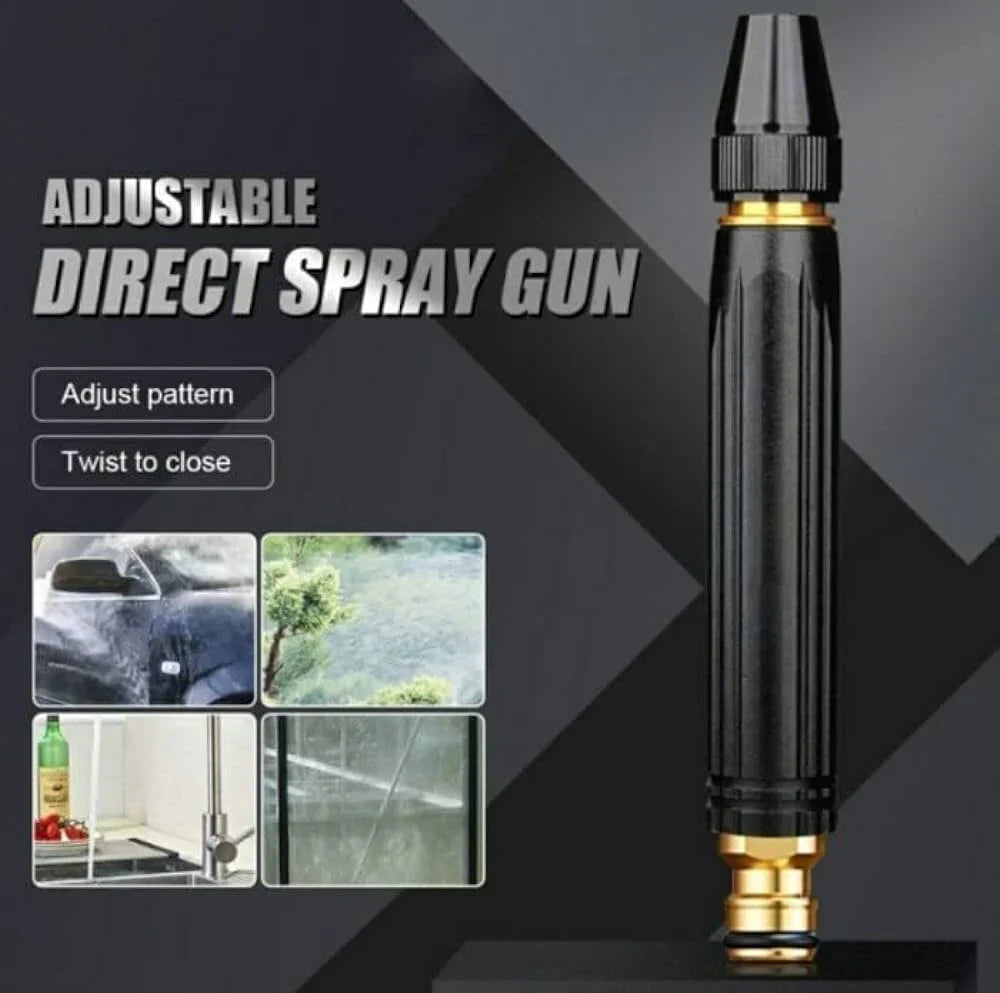 High-pressure Metal Brass Adjustable Nozzle Water Spray Gun Cosmia.pk