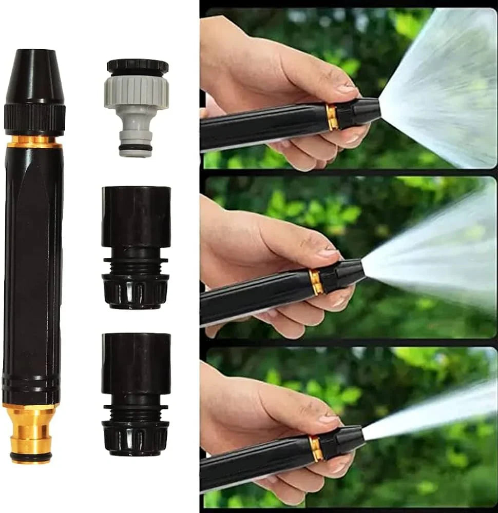 High-pressure Metal Brass Adjustable Nozzle Water Spray Gun Cosmia.pk