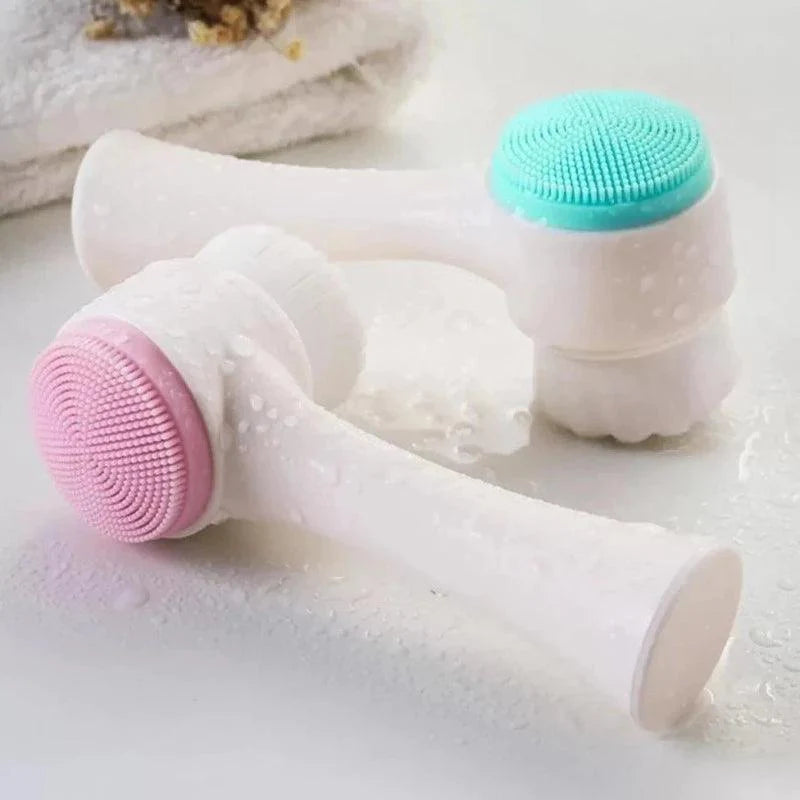 3D Double Sides Multifunctional Silicone Massage Brush Cosmia.pk