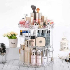 360° Rotating Acrylic Diamond Cosmetic Organizer Cosmia