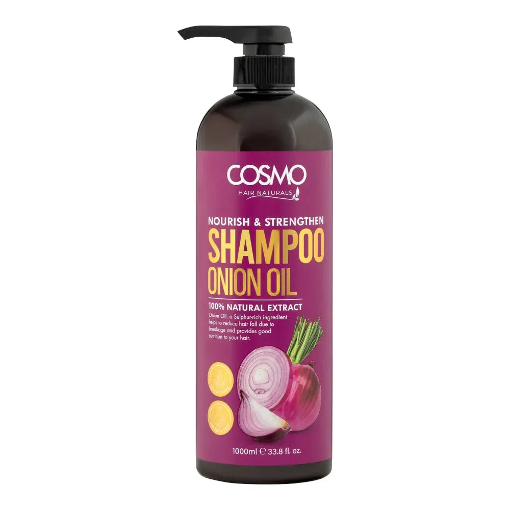 Cosmo Nourish & Strengthen Onion Oil Shampoo - 1000ml Cosmo