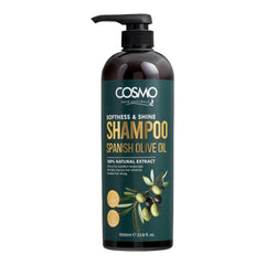 Cosmo Softness & Shine Spanish Olive Oil Shampoo - 1000ml Cosmo