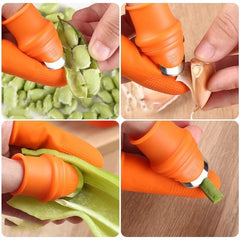 6 pcs Multipurpose Silicone Thumb Knife Finger Protector Vegetable Cosmia.pk