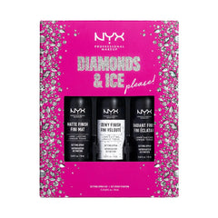 NYX Professional Makeup Diamonds & Ice Please! Mini Setting Spray Kit NYX
