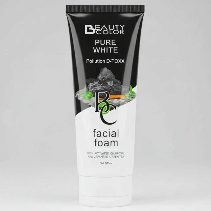 Beauty Color Pure White Pollution D-toxx Facial Foam - 100ml Beauty Color