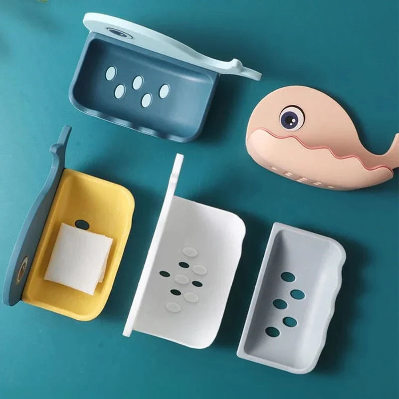 Wall-Mounted Whale Shaped Soap Holder Cosmia.pk