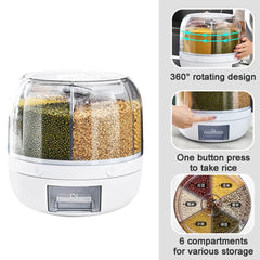6 Grid Round Cereal Dispenser Cosmia.pk
