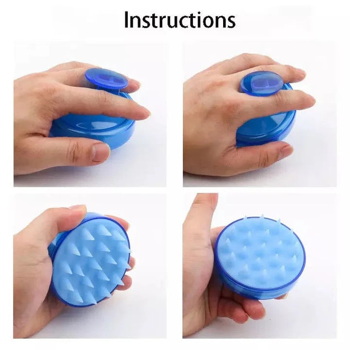 Portable Mini Silicone Hair Scalp Massage Comb Cosmia