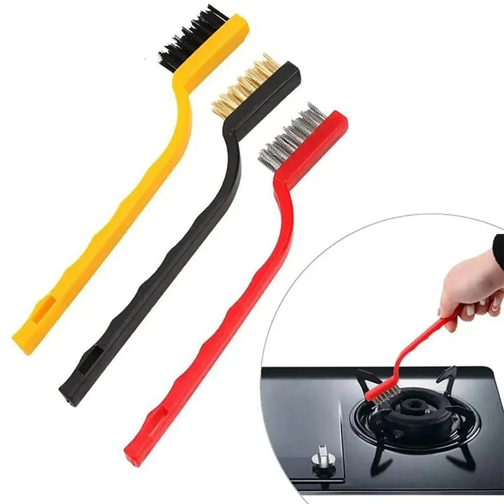 3Pcs Mini Wire brush set Cosmia.pk