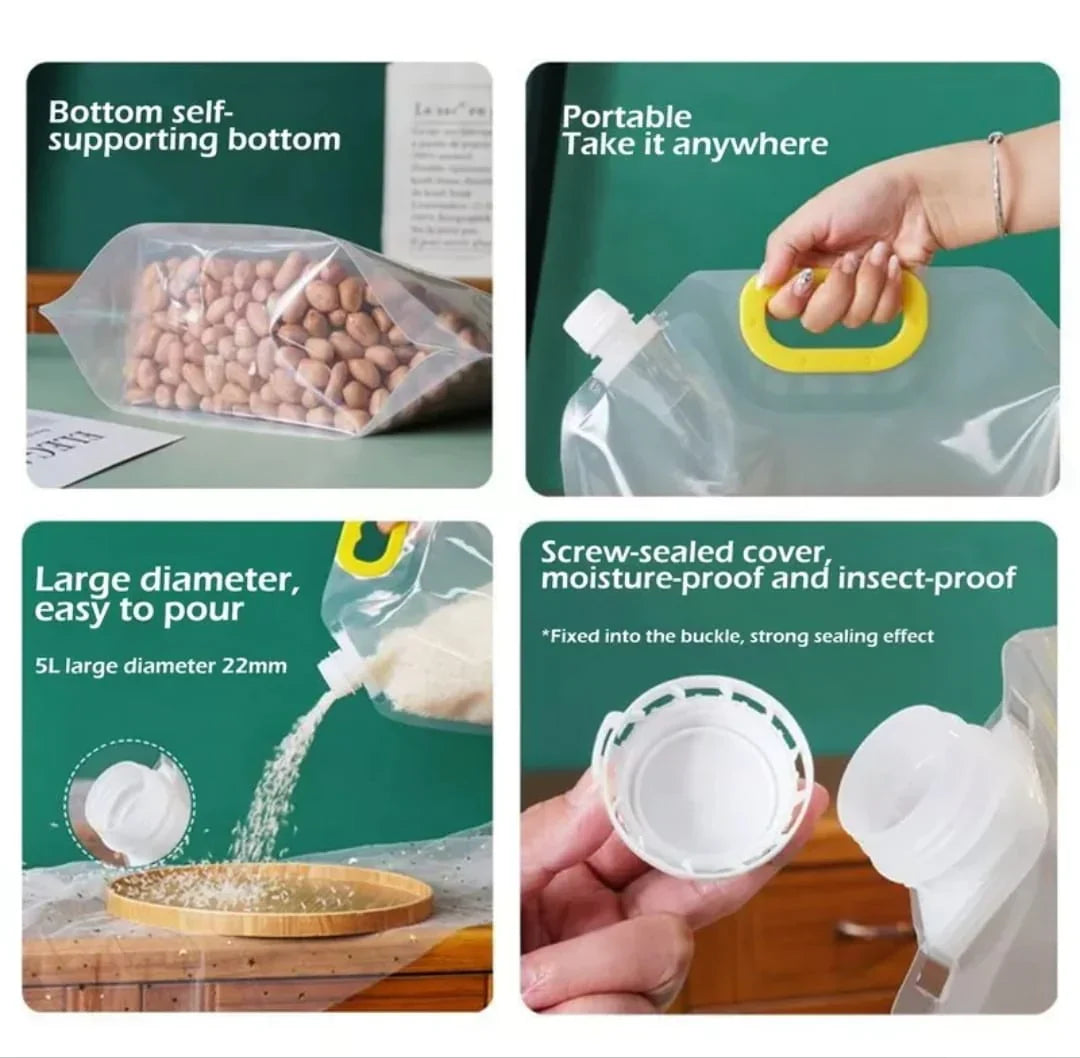 Multigrain kitchen Storage Bag - 2.5L - Each Cosmia.pk