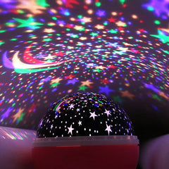 3D Night Light Projector, Color Changing USB Rotating Star Lamp Cosmia.pk