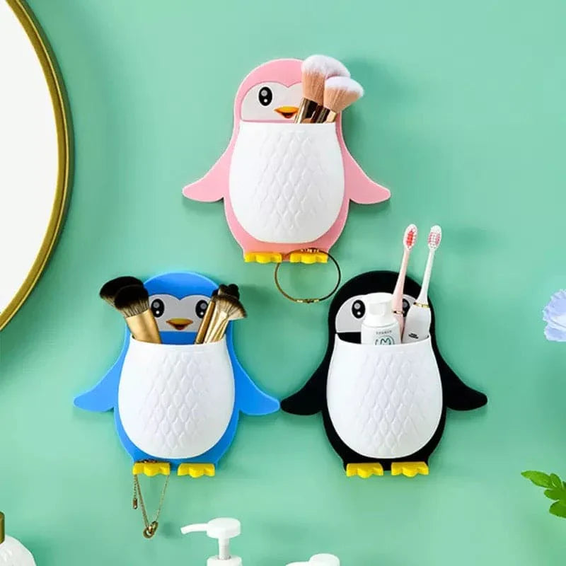 Self Adhesive Wall Mounted Penguin Holder Cosmia.pk
