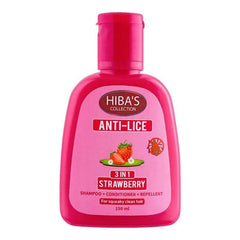 Hiba's Collection Anti Lice 3-In-1 Strawberry Shampoo + Conditioner + Hiba's Collection