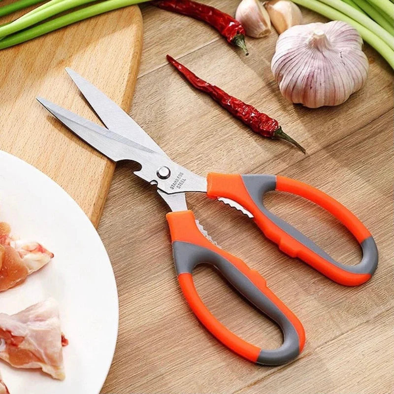 Stainless Steel Meat Vegetable Cutting Scissors Cosmia.pk
