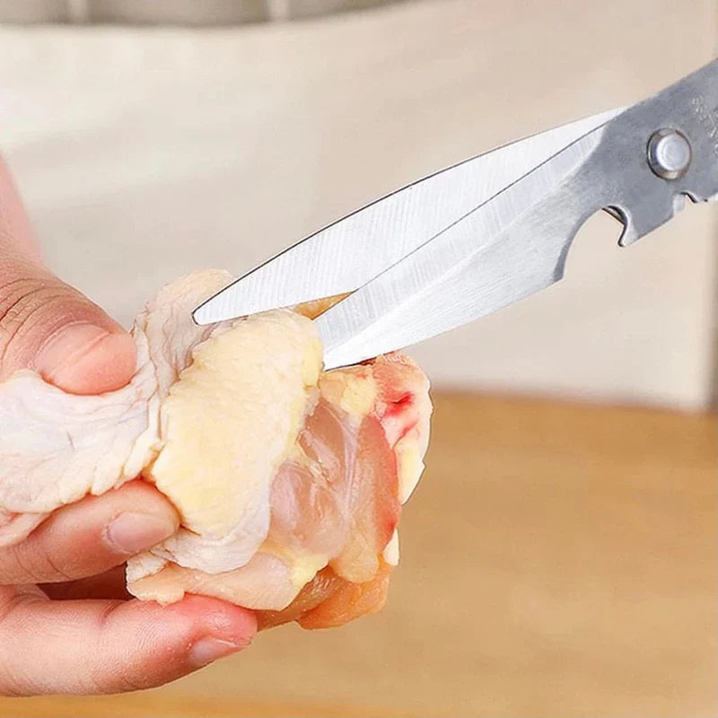 Stainless Steel Meat Vegetable Cutting Scissors Cosmia.pk