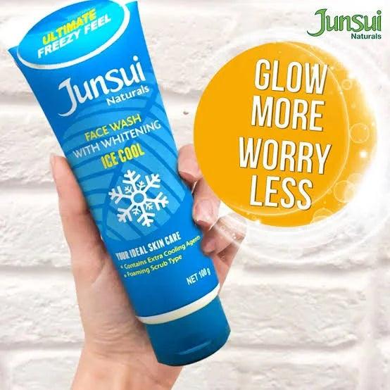 Junsui Face Wash with Whitening Ice Cool - 100g Junsui