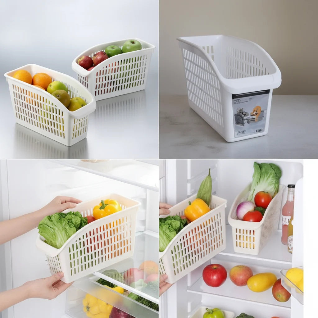 Multi-Purpose Refrigerator Organizer Basket - Each Cosmia.pk