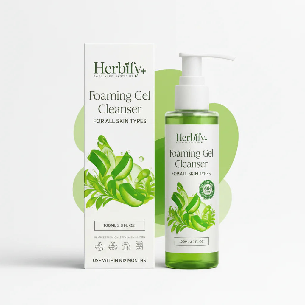 Herbify Foaming Gel Cleanser - 100ml Herbify